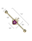 Ohrpiercing | vergoldetes Ohrpiercing | Royal Skin Jewelry (9172535050568)