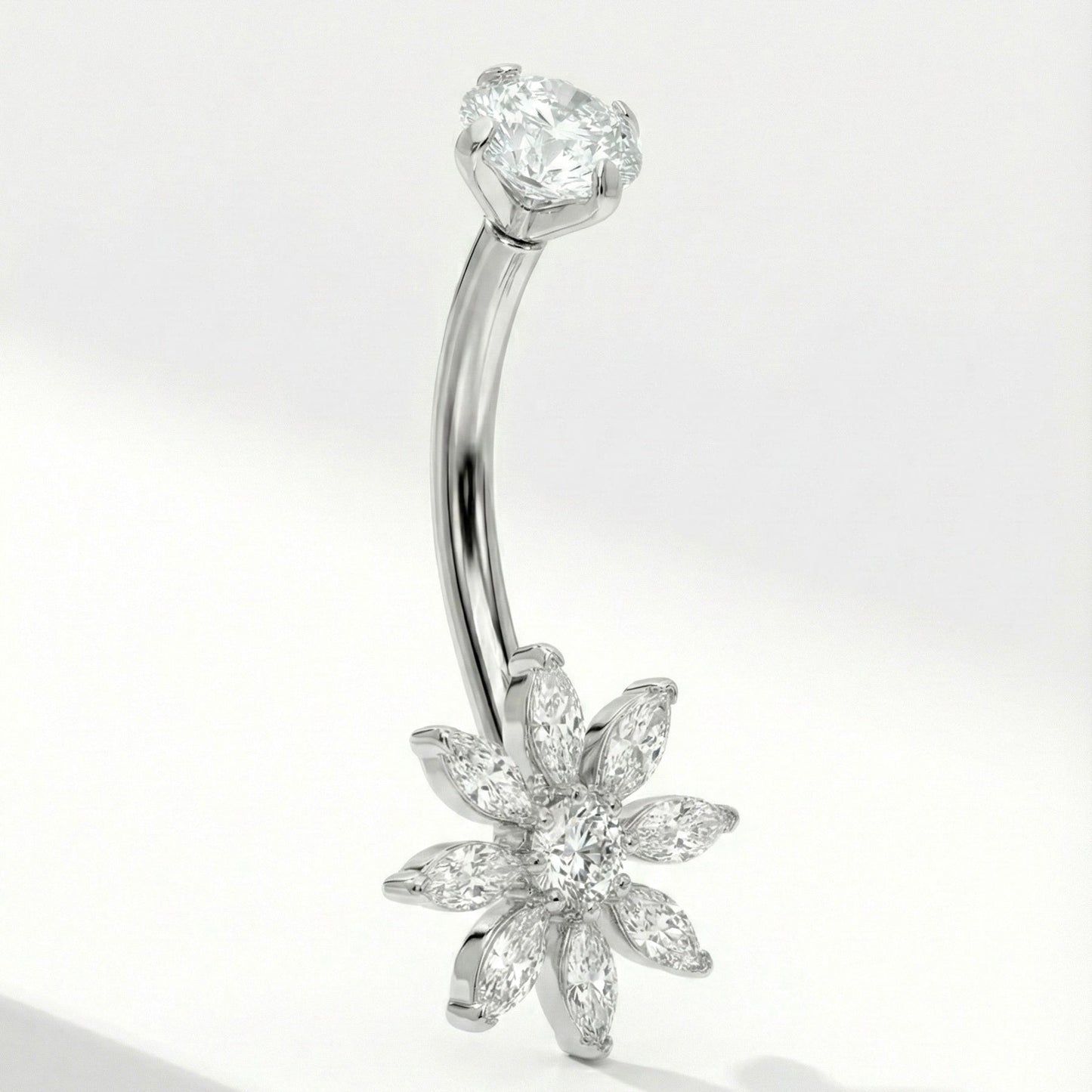 Bauchnabelpiercing Titan Bananabell Blütenstern