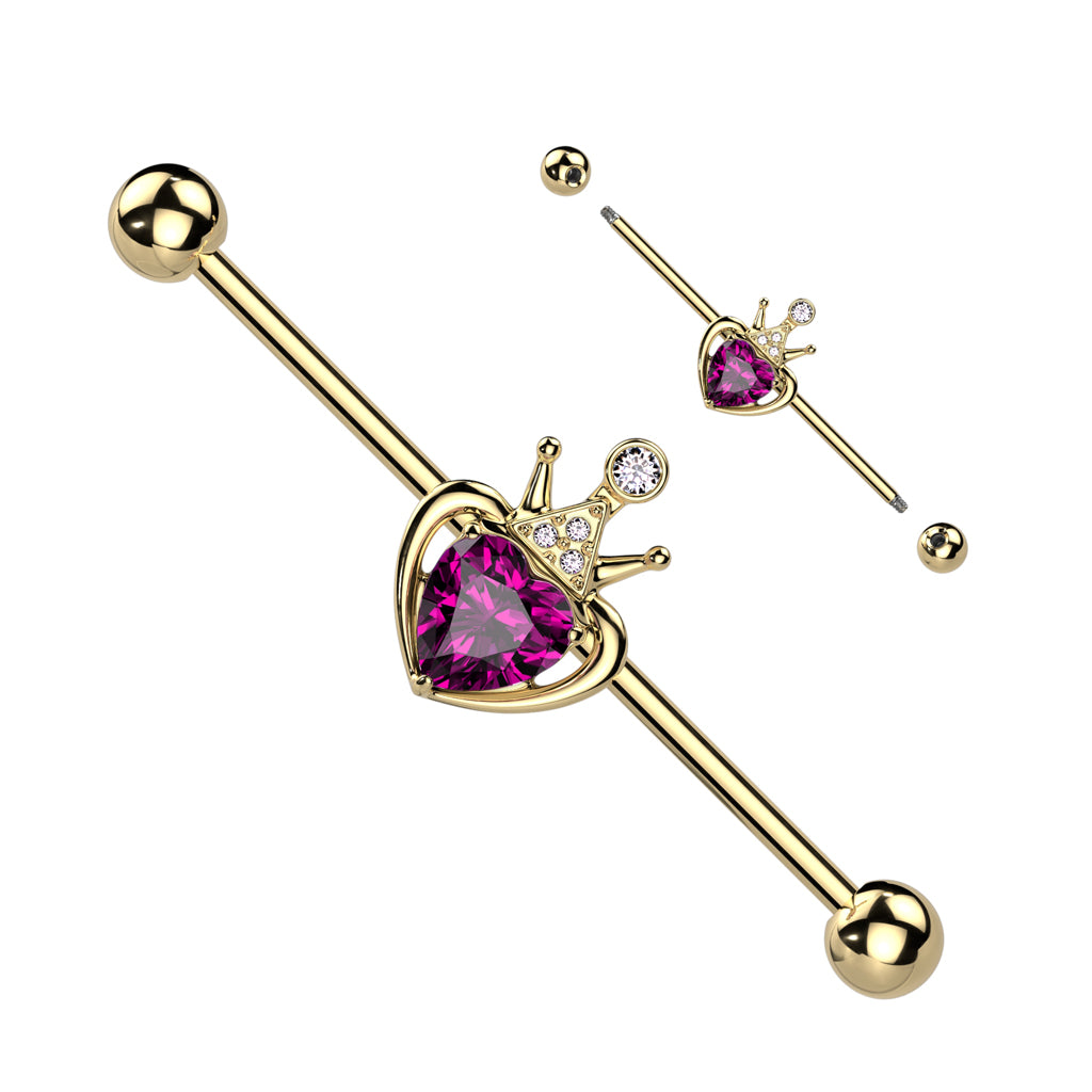 Ohrpiercing | vergoldetes Ohrpiercing | Royal Skin Jewelry (9172535050568)