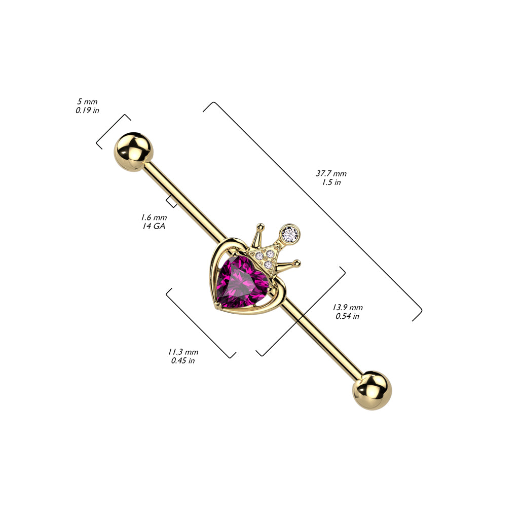 Ohrpiercing | vergoldetes Ohrpiercing | Royal Skin Jewelry (9172535050568)