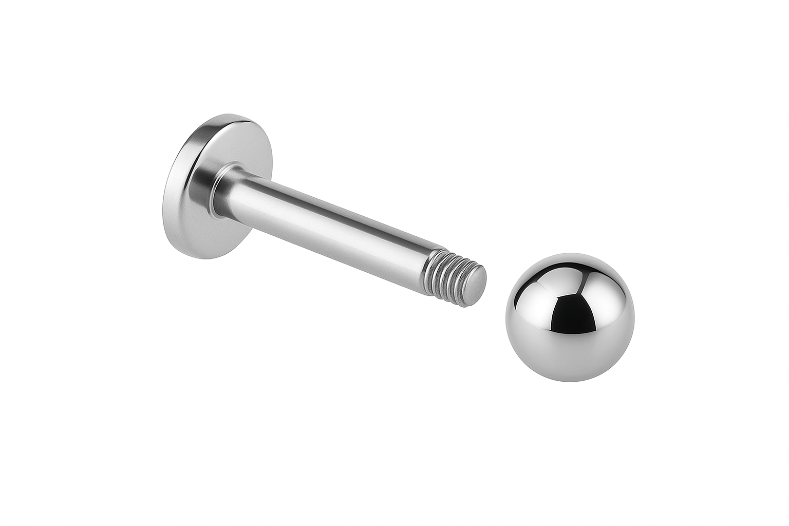 Kugel Labret aus Titan