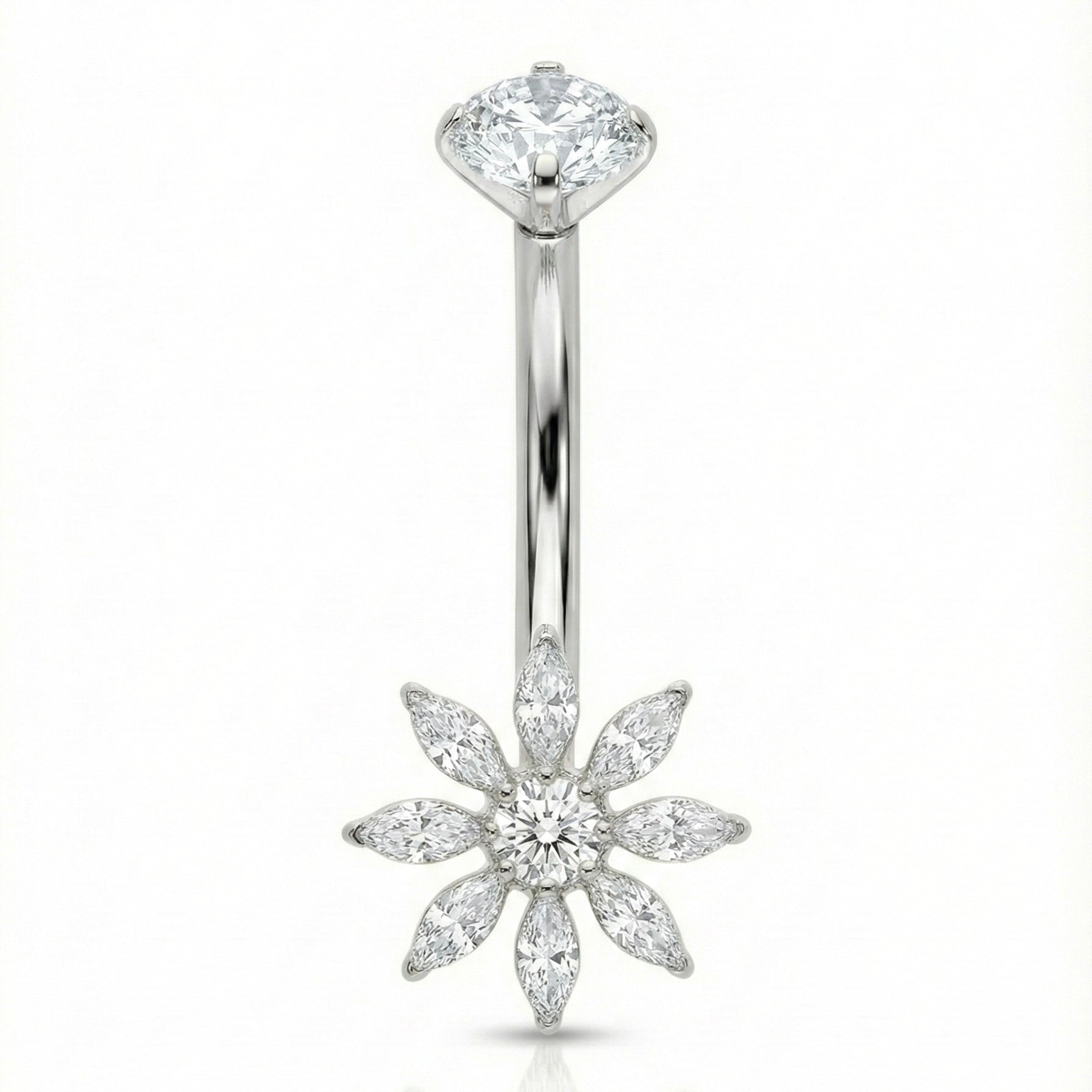 Bauchnabelpiercing Titan Bananabell Blütenstern
