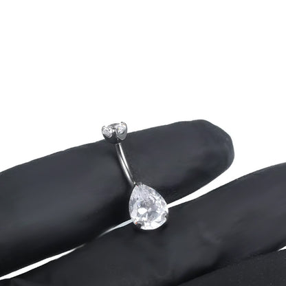 Bauchnabelpiercing Titan Bananabell mit Tropfen