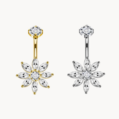 Bauchnabelpiercing Titan Bananabell Blütenstern