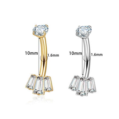 Bauchnabel Titan Bananabell 3er Baguette-Fächer