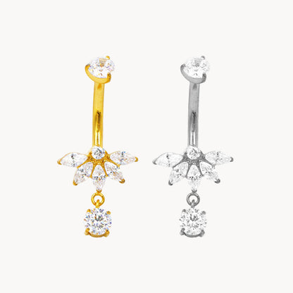 Bauchnabel Titan Bananabell Lotus-Anhänger