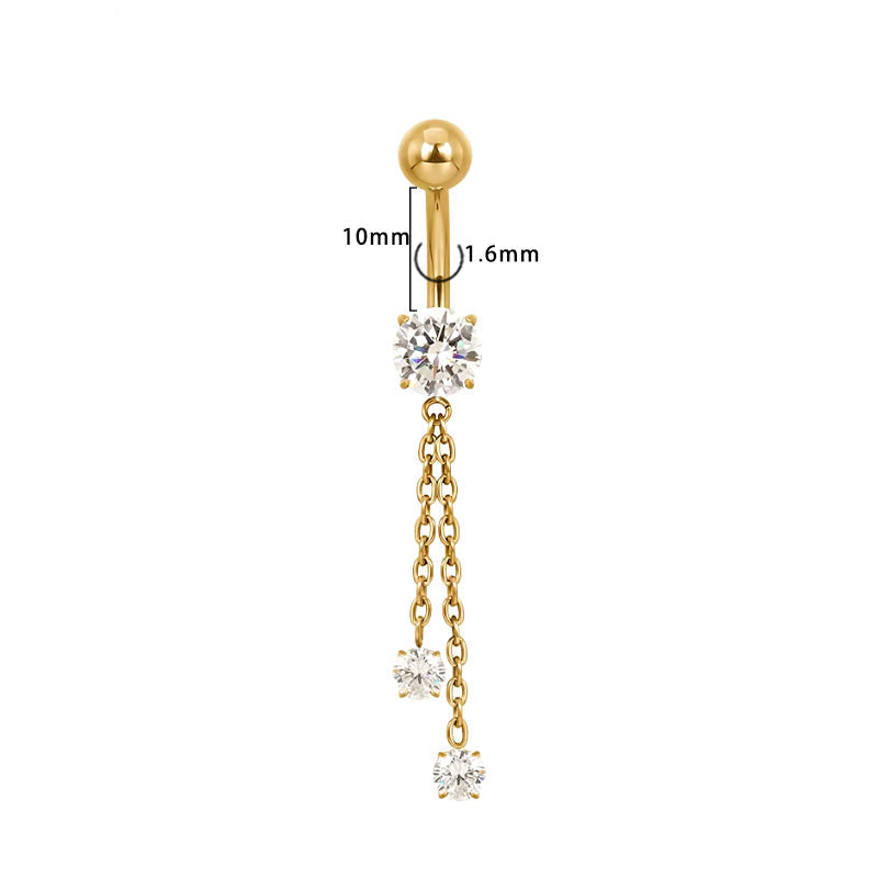 Kette Bauchnabelpiercing aus Titan