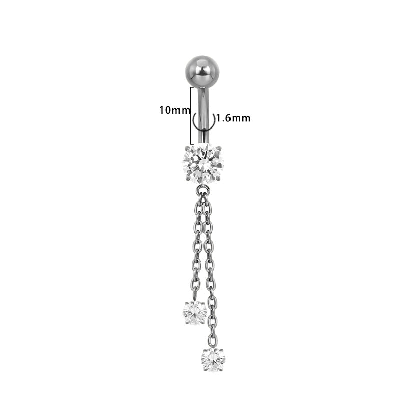 Kette Bauchnabelpiercing aus Titan