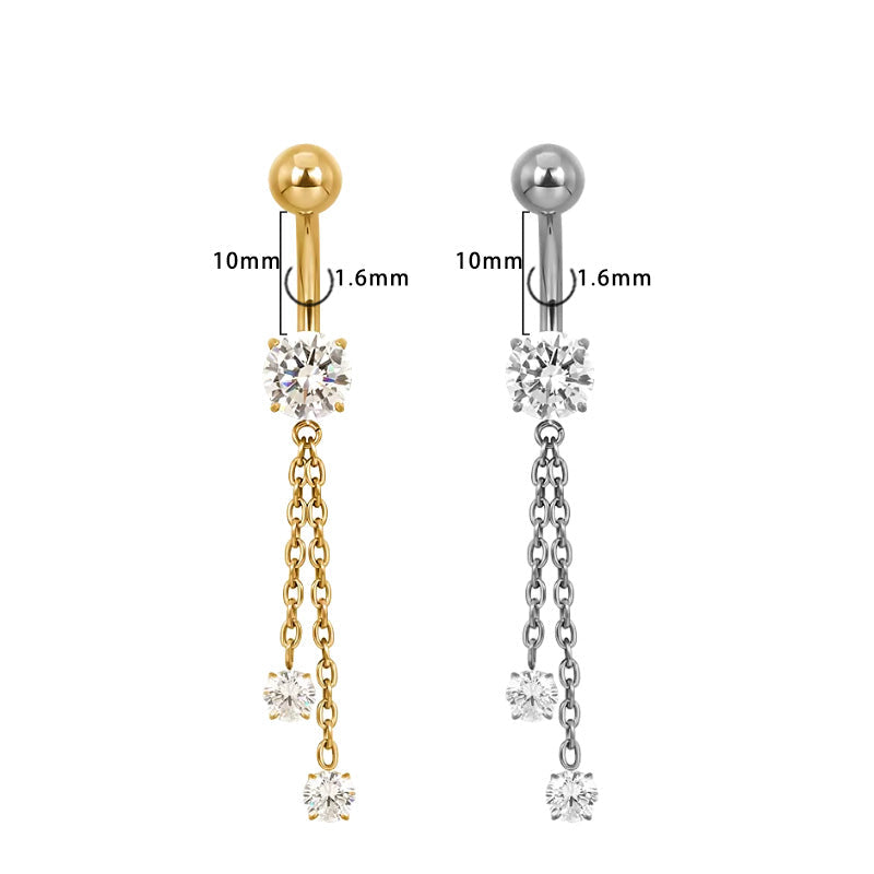 Kette Bauchnabelpiercing aus Titan