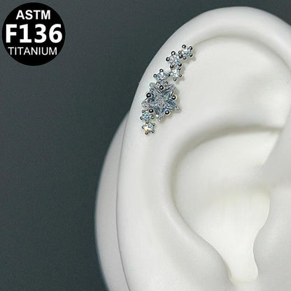 Labret aus TITAN mit Sternschnuppe