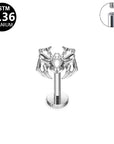 Titan Labret "Spider" - Spinnen Motiv - Innengewinde