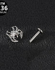 Titan Labret "Spider" - Spinnen Motiv - Innengewinde