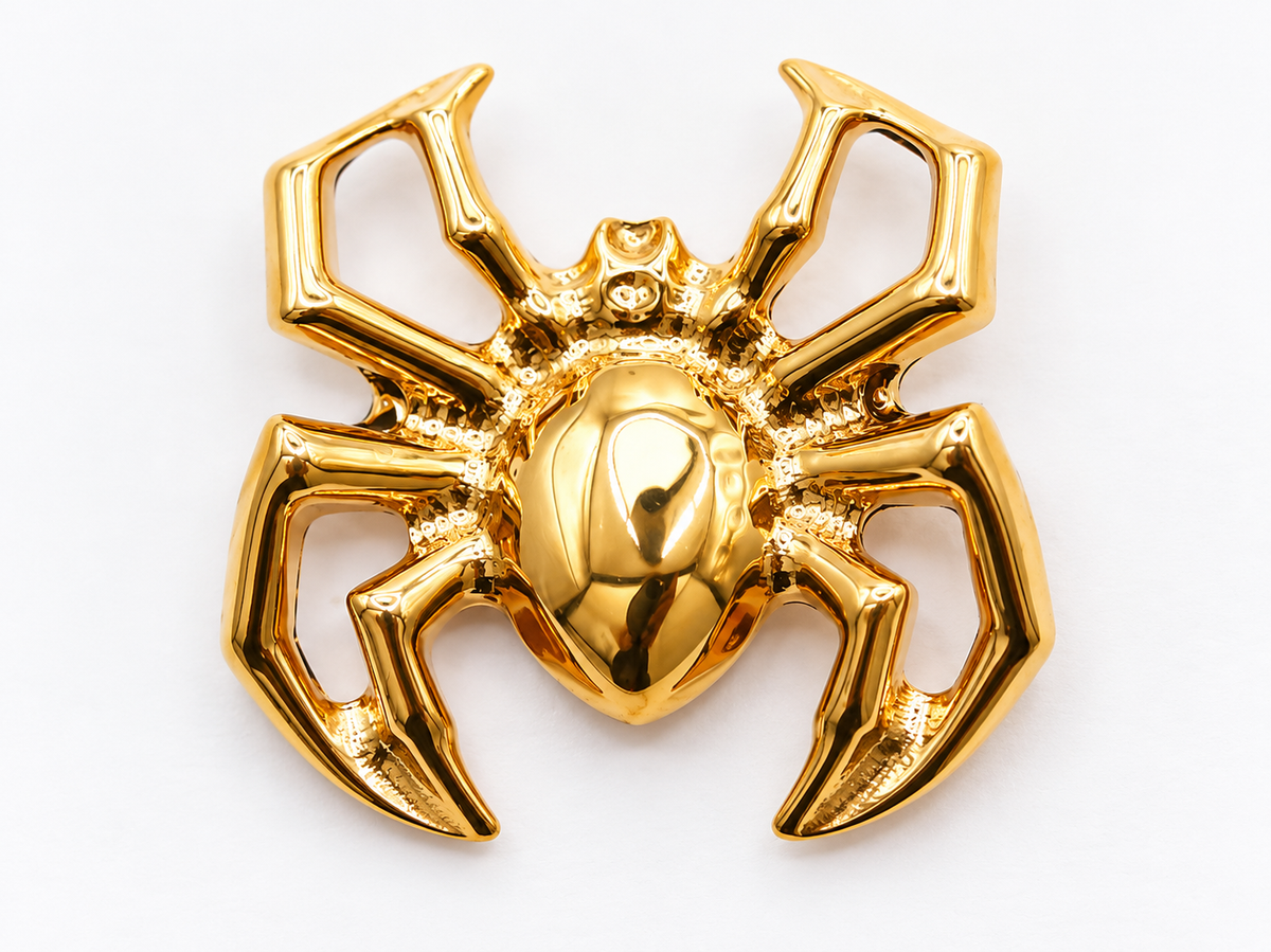 Spinne schlicht Labret aus Titan