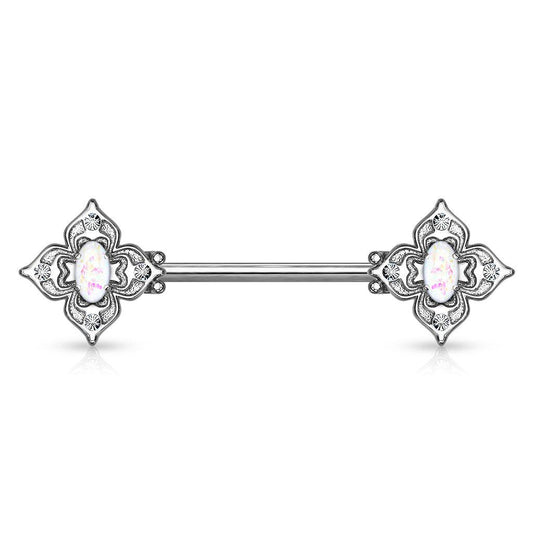 Brustwarzenpiercing mit Zirkoniasteinen | Royal Skin Jewelry (9101211828552)