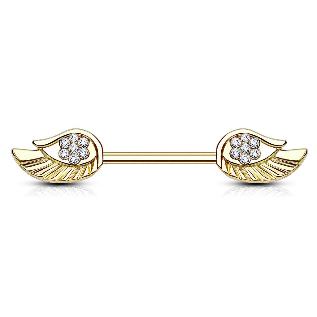 vergoldetes Brustwarzenpiercing | Royal Skin Jewelry (9113297125704)