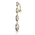 Bauchnabelpiercing 4 Marquise Zirkonia Kristalle im Top Drop Design (9307725529416)
