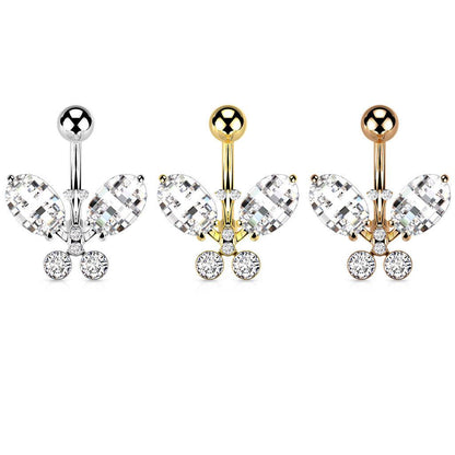 Schmetterling Piercing für den Bauch | Royal Skin Jewelry (9121900659016)