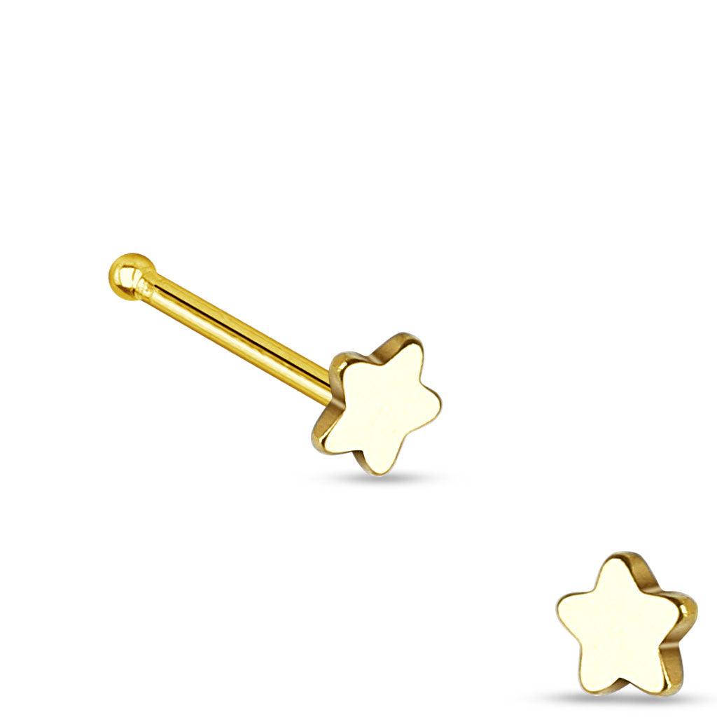 Nasenpiercing mit Stern Motiv Pin (9301468709192)