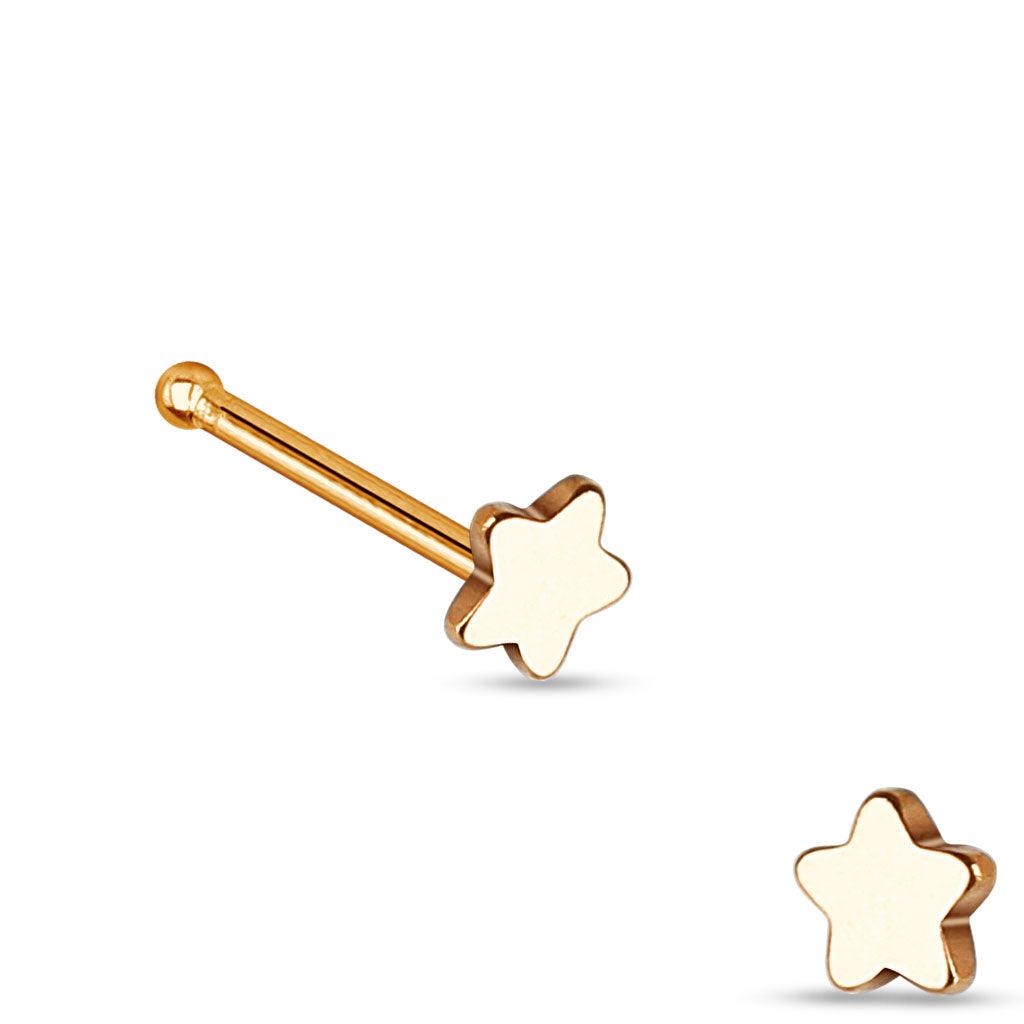 Nasenpiercing mit Stern Motiv Pin (9301468709192)
