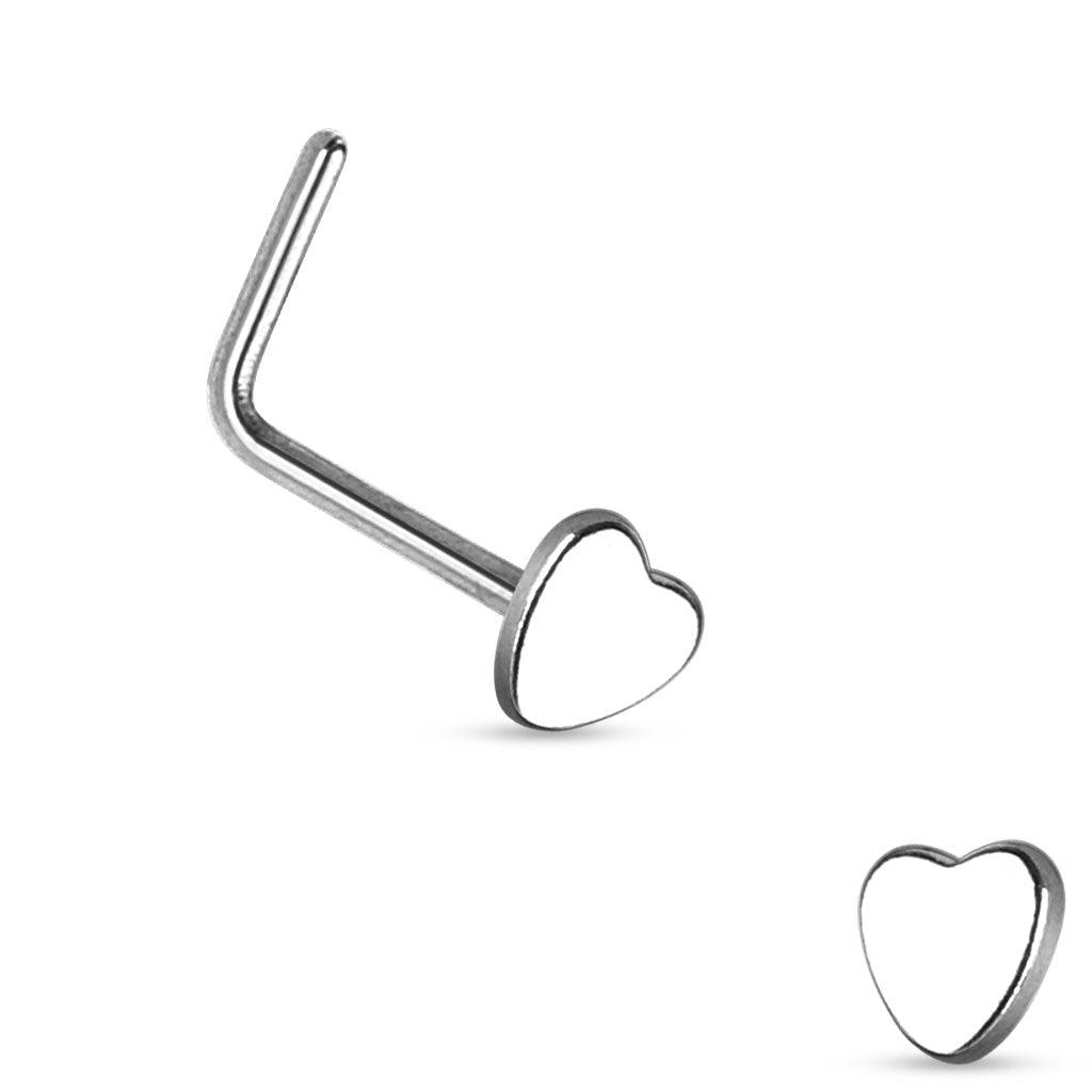 Nasenstecker mit Herz Motiv und L Form (9301462942024)