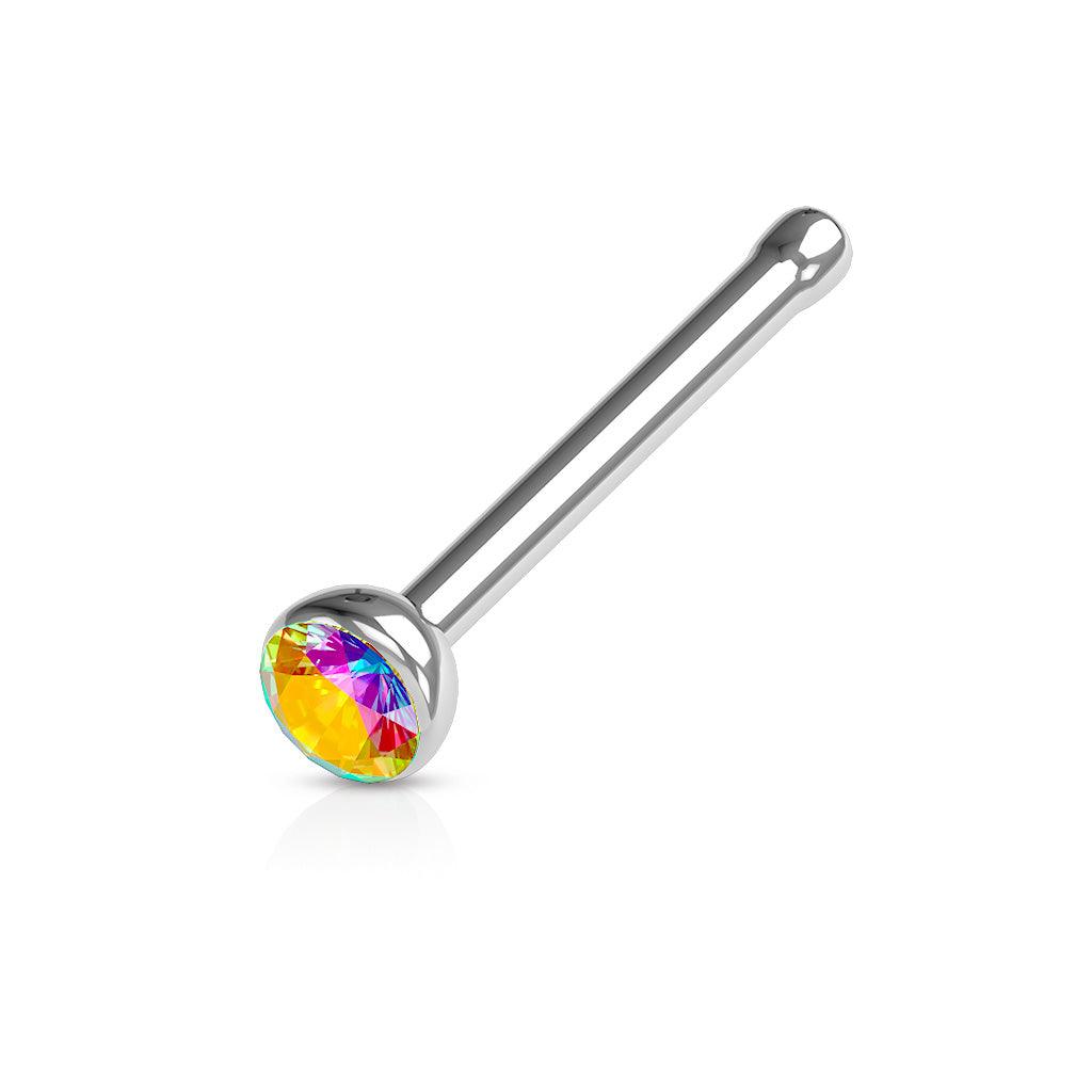 Nasenstecker mit Zirkonia Kristall (9301391245640)