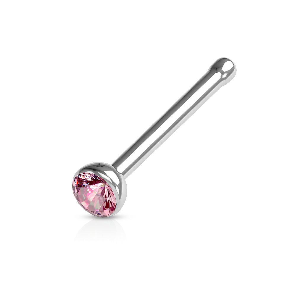 Nasenstecker mit Zirkonia Kristall (9301391245640)