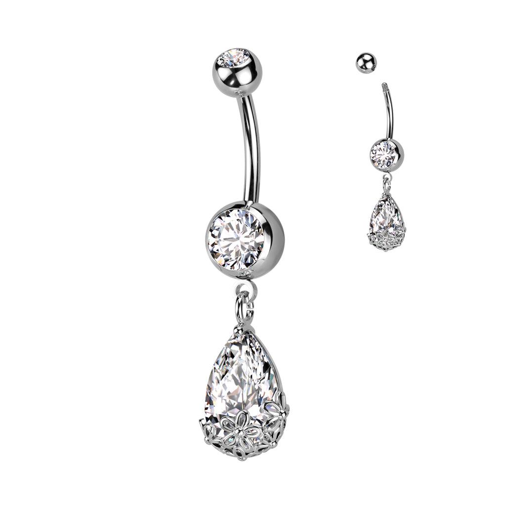 Bauchnabelpiercing | Eleganter Bauchnabelstecker | Royal Skin Jewelry (9126302122312)