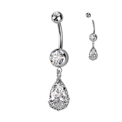 Bauchnabelpiercing | Eleganter Bauchnabelstecker | Royal Skin Jewelry (9126302122312)