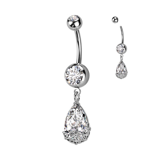 Bauchnabelpiercing | Eleganter Bauchnabelstecker | Royal Skin Jewelry (9126302122312)