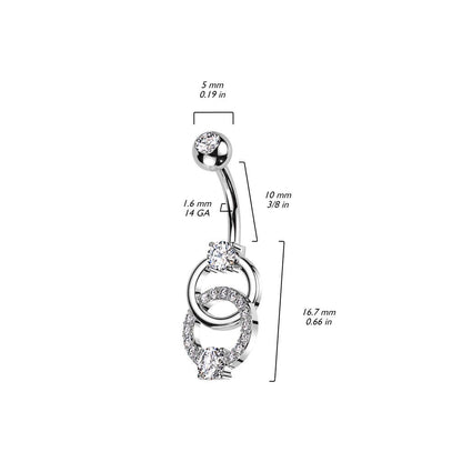 Bauchnabelstecker | Vergoldeter Bauchnabelstecker | Royal Skin Jewelry (9123553706312)