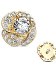 Dermal Anchor Aufsatz Rose Blossom mit Zirkonia Kristallen (9308680913224)