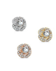Dermal Anchor Aufsatz Rose Blossom mit Zirkonia Kristallen (9308680913224)