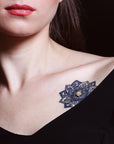 Dermal Anchor Aufsatz Rose Blossom mit Zirkonia Kristallen (9308680913224)
