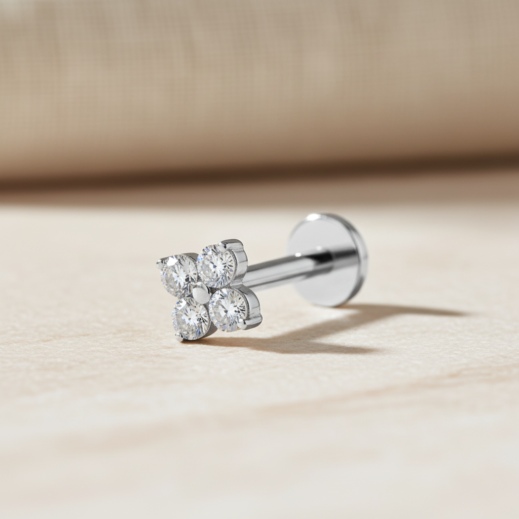 Silber Labret-Stecker Lifestyle Alternative