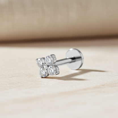 Silber Labret-Stecker Lifestyle Alternative